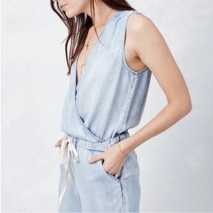 Lovestitch denim romper - L